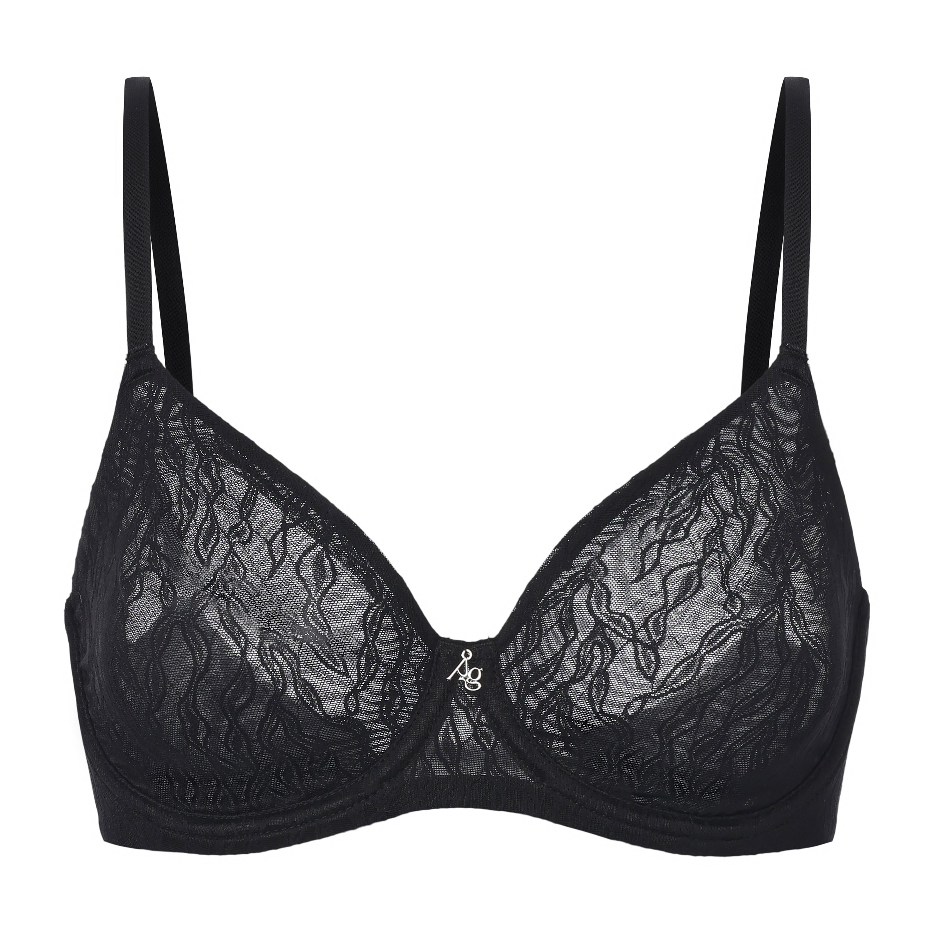 Julie Molded Lace & Mesh T-Shirt Bra Amour D'Agnette