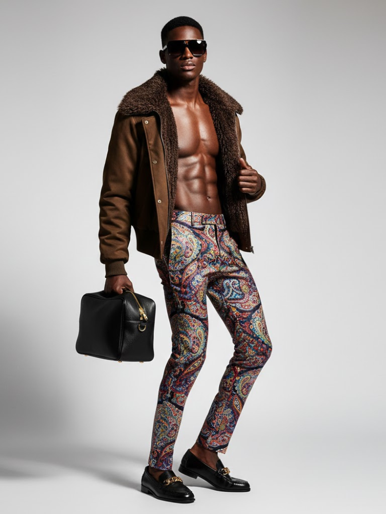 Men's Jacket STATEN ISLAND FERRY NYFW New Collection BYMANYC ® New York bomber coat