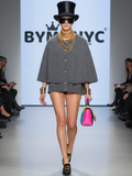 Modular Knit Cape-Jacket • MADISON New Collection BYMANYC ® New York Gray