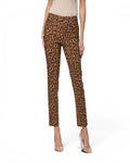 Krazy Larry P507 Ankle Pull on Pant - Brown Leopard ladies slacks capris