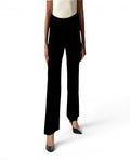 Krazy Larry P600 Pull on Wide Ankle Pant - Black career slacks pants