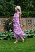 Free To Roam Maxi Dress silky lavendar flowy