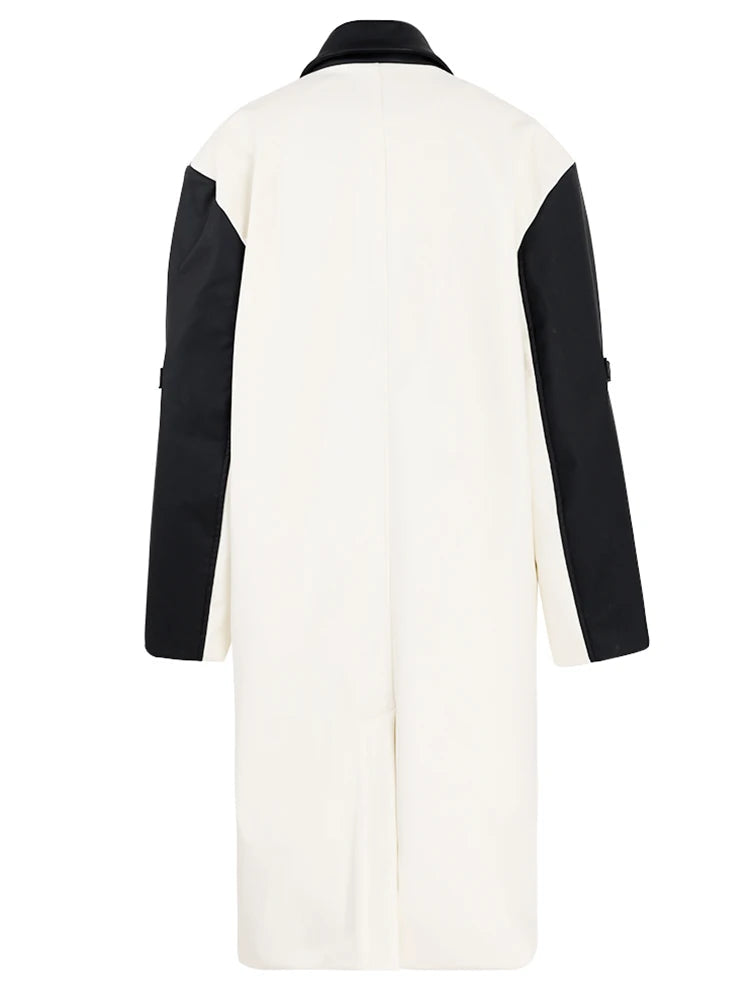 PU Leather Trench, Hudson Yards | long- BYMANYC ® New York