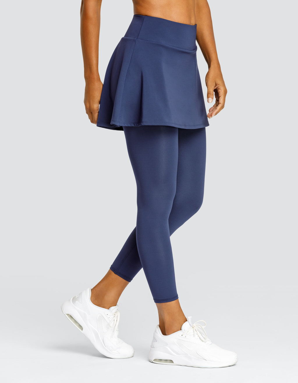 SKIPPER MID-RISE SKIRTED LEGGING - NAVY BLUE ladies Spin-It  UPF50