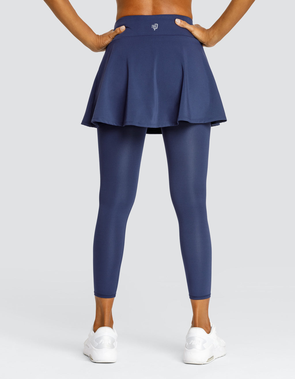 SKIPPER MID-RISE SKIRTED LEGGING - NAVY BLUE ladies Spin-It  UPF50