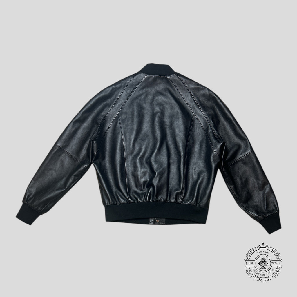 Celine Lambskin leather Teddy Jacket 54 men's unisex coat