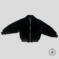 Louis Vuitton Monogram Mink Coat Bomber Jacket in Black men's unisex