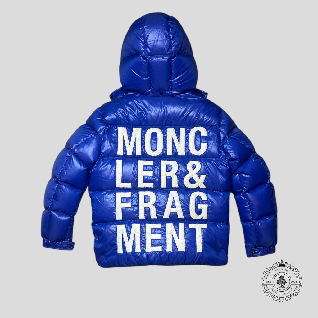 Moncler Fragment Hiroshi Fujiwara Down Jacket in Blue puffer 5 men's unisex