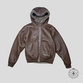 Louis Vuitton Reversible Monogram Shearling Leather Hooded Blouson Jacket 52