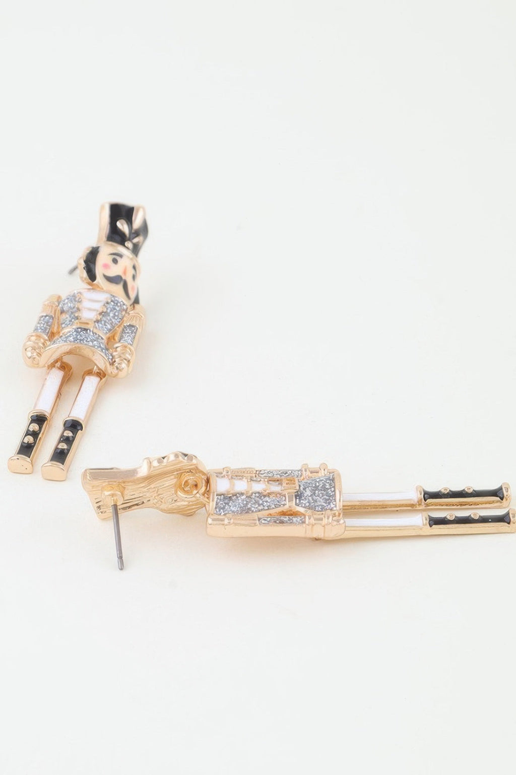 RADIO CITY Glitter Nutcracker Drop Earrings: BYMANYC ® New York 6th avenue