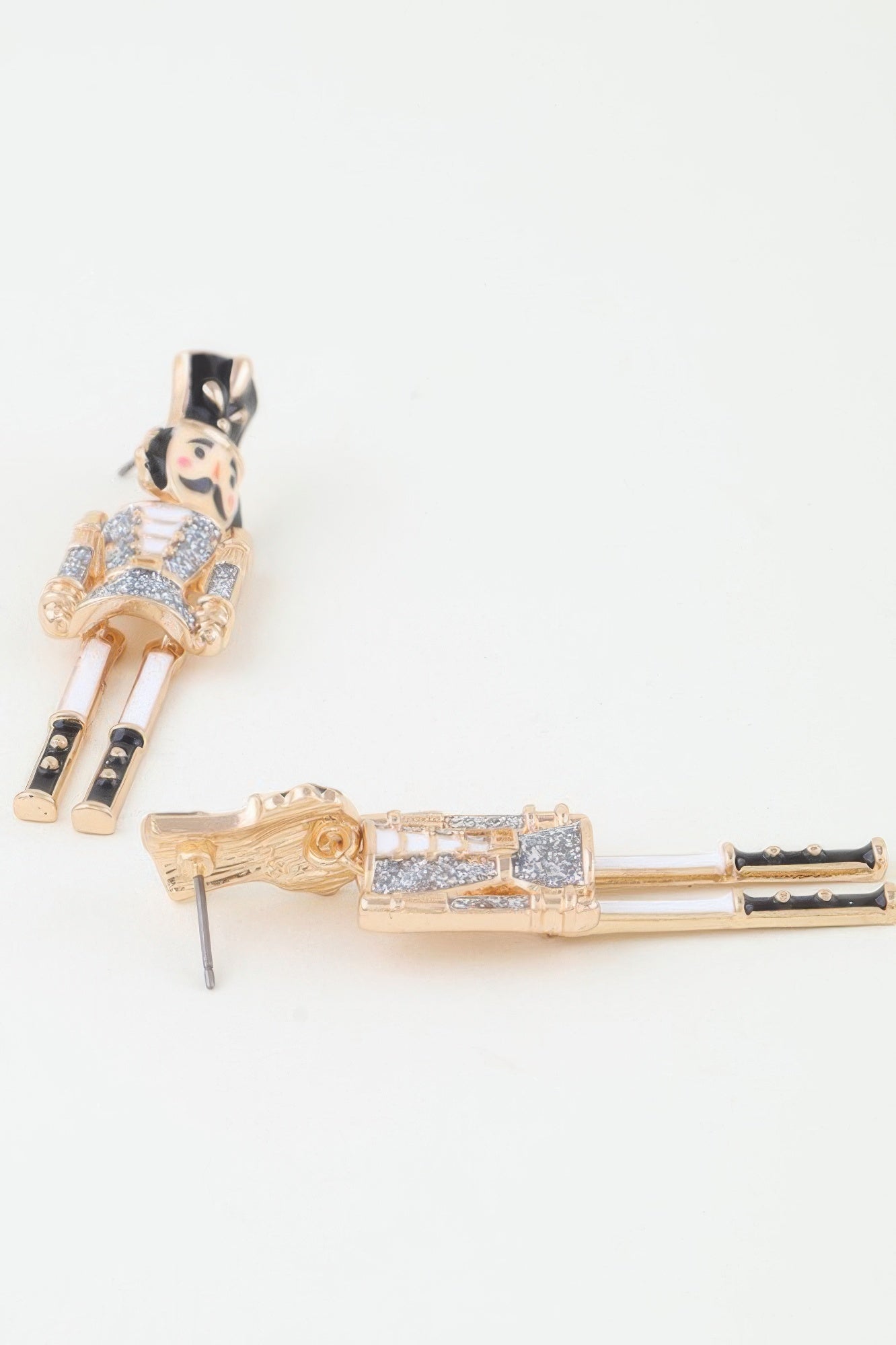 RADIO CITY Glitter Nutcracker Drop Earrings: BYMANYC ® New York 6th avenue