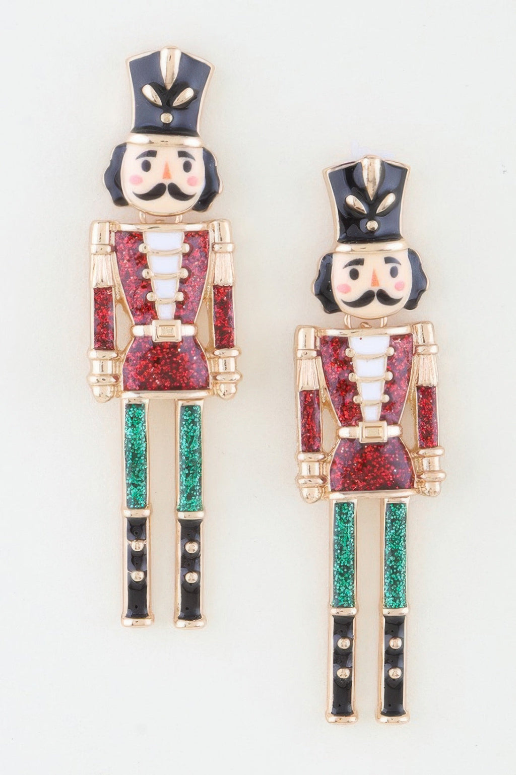 RADIO CITY Glitter Nutcracker Drop Earrings: BYMANYC ® New York 6th avenue
