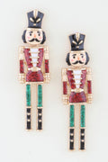 RADIO CITY Glitter Nutcracker Drop Earrings: BYMANYC ® New York 6th avenue