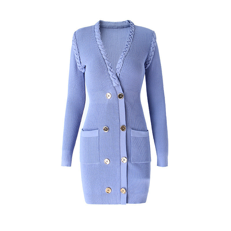 Retro Knitted Hepburn sweater Dress For Women, Greenwich Village, BYMANYC New York.