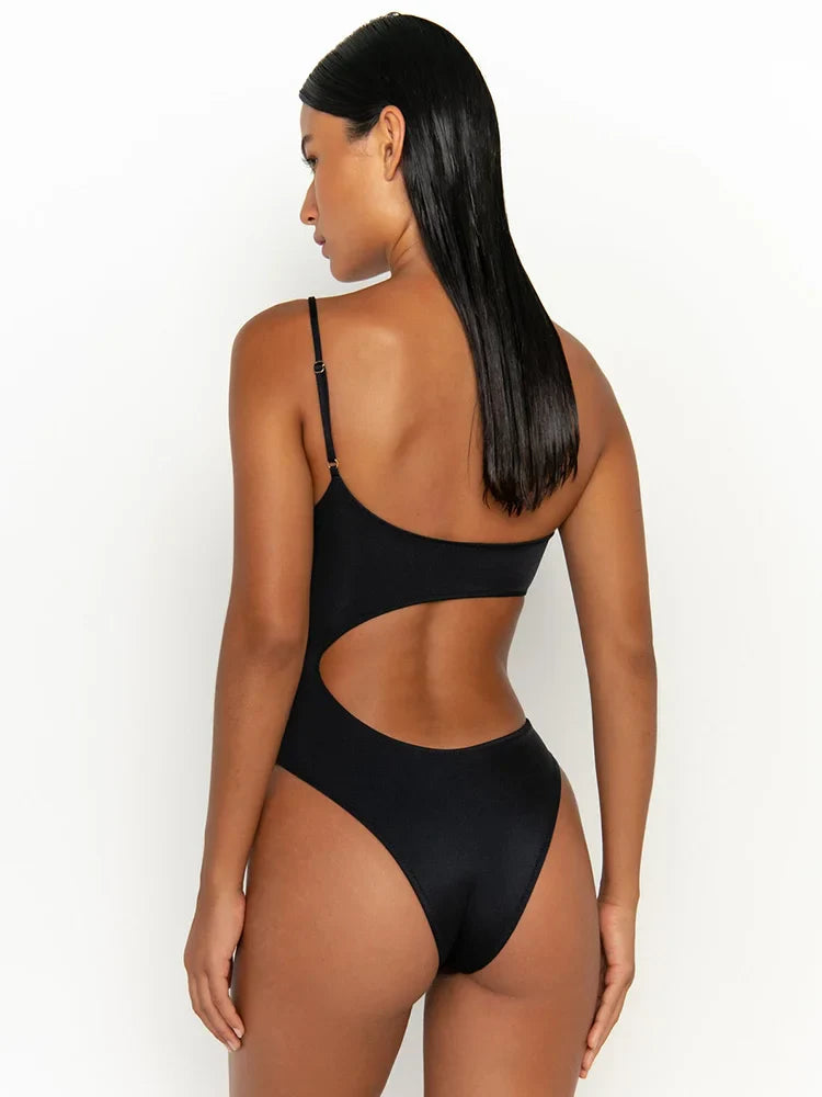 Onika one piece swimsuit cutout monokini