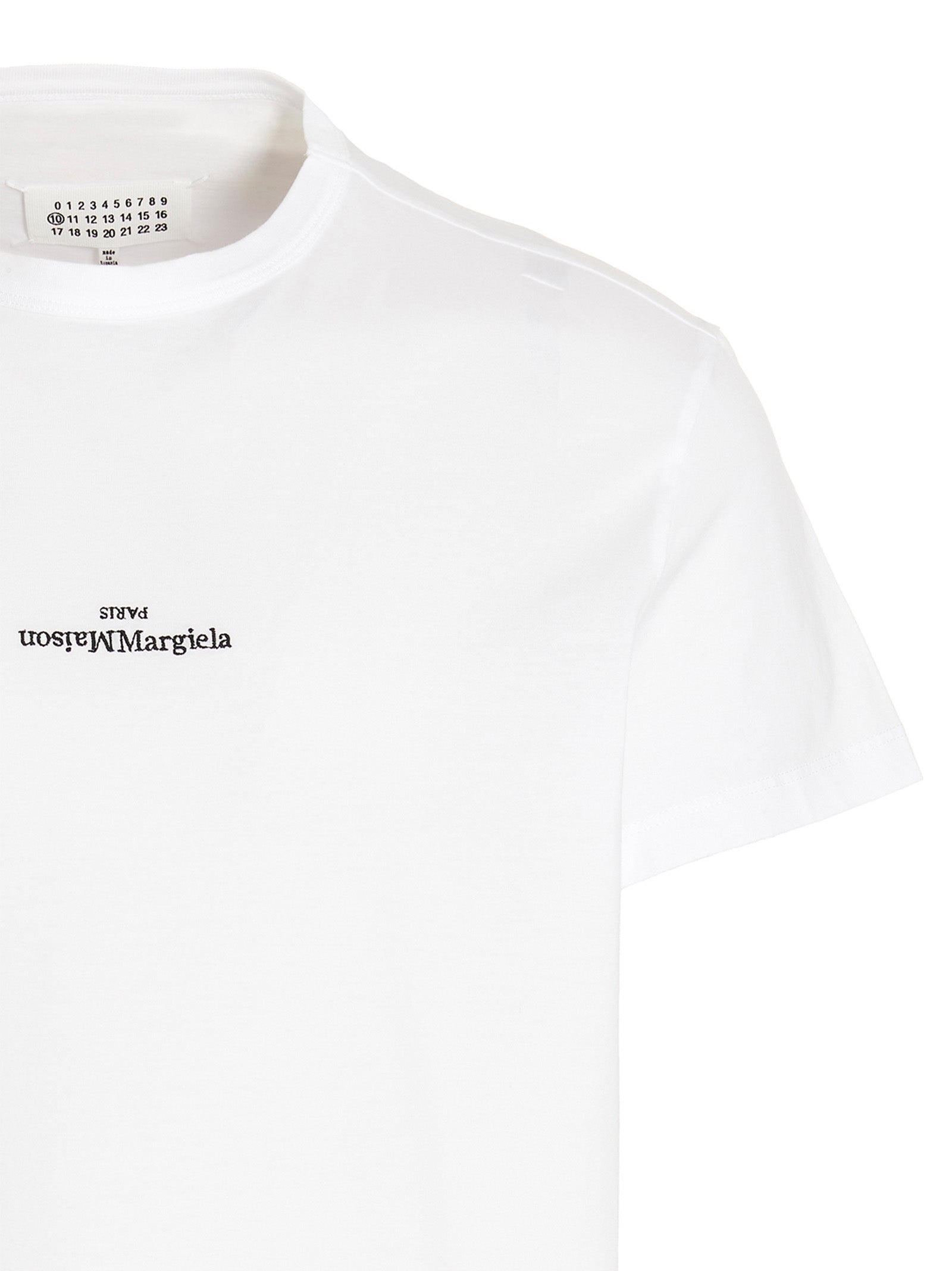 Maison Margiela Men's 'Maison Margiela Paris' T-Shirt tee white