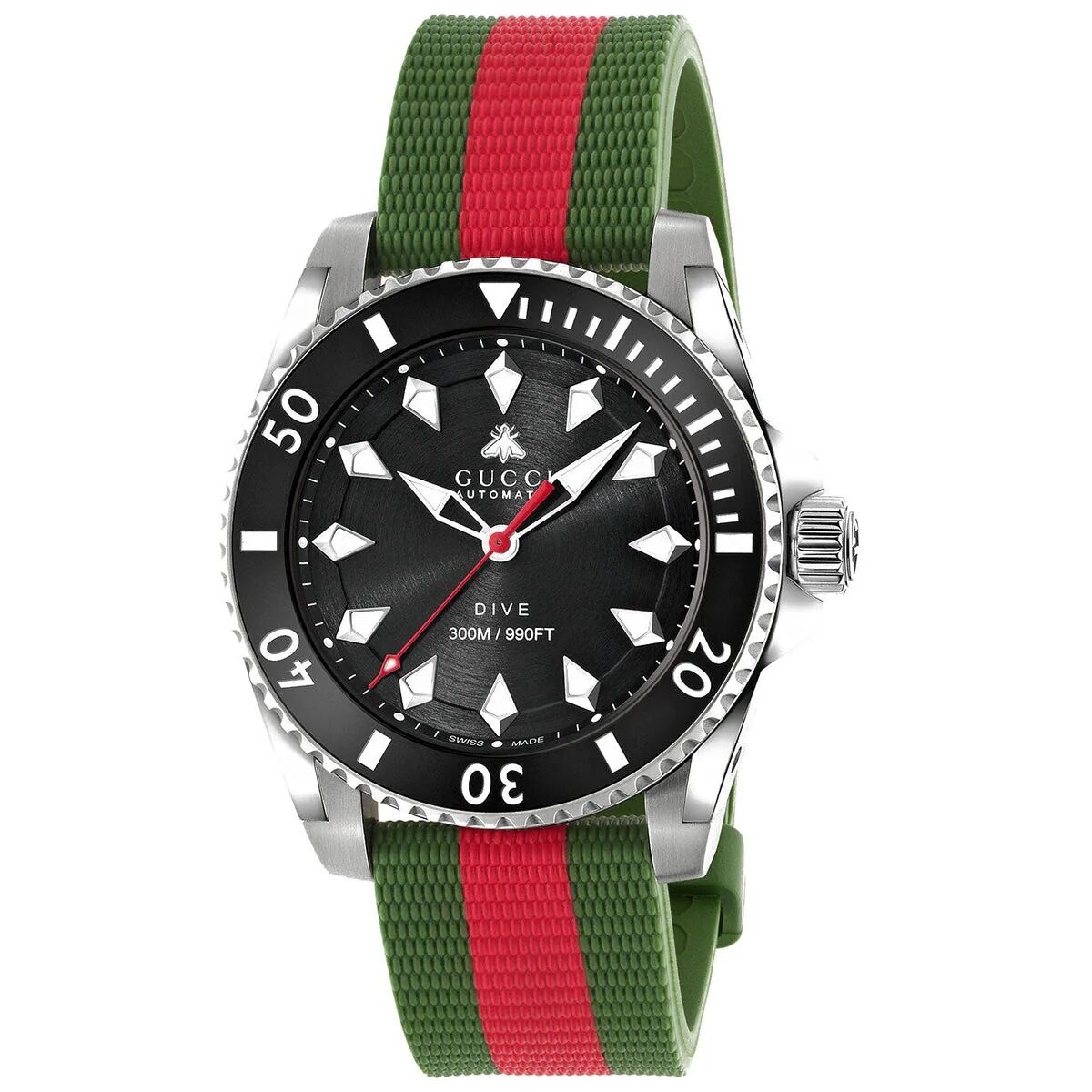 Men's Watch Gucci YA136364 red green silver unisex