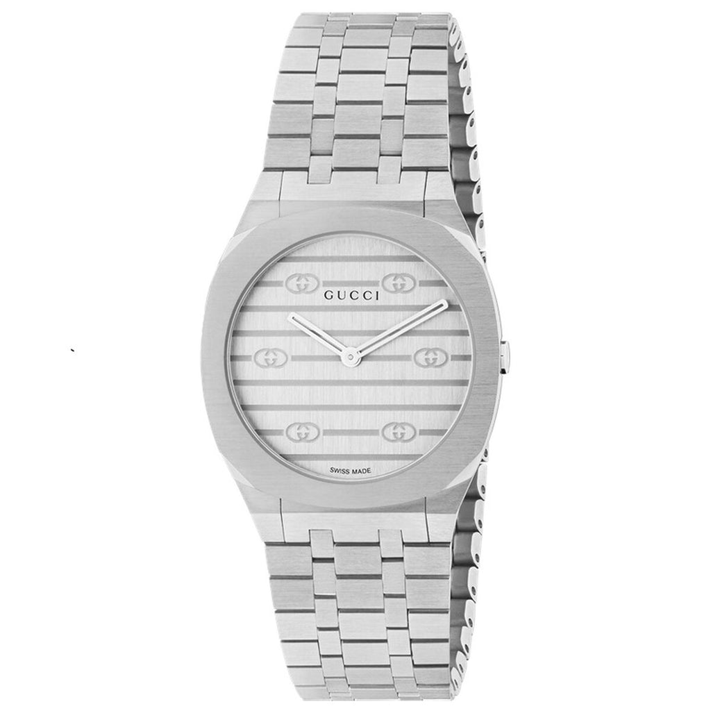 Ladies' Watch Gucci YA163501 silver logo
