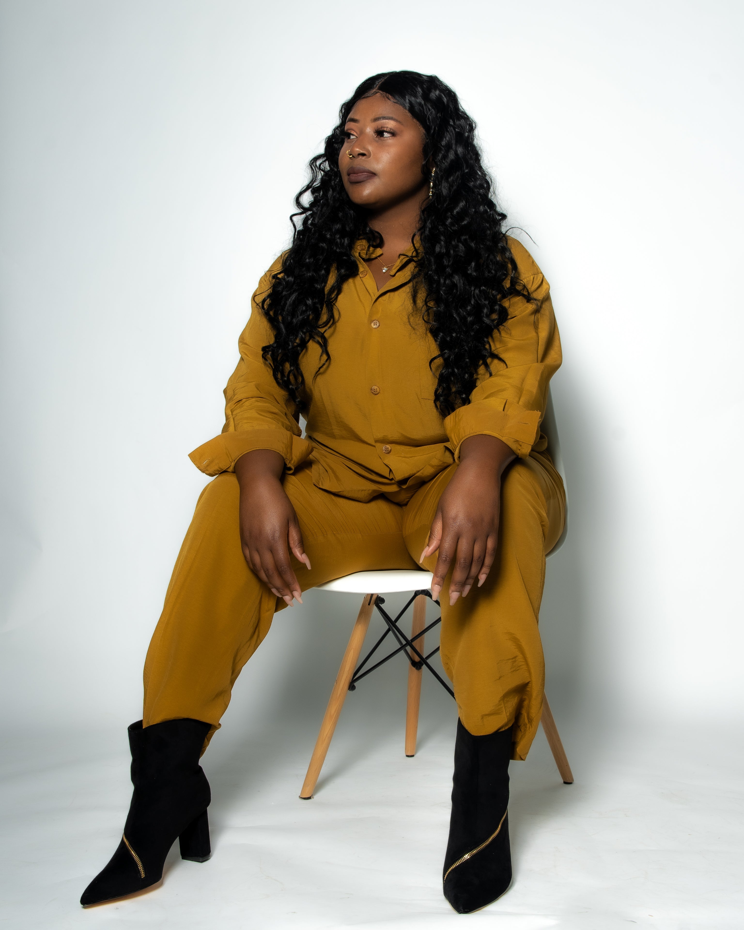 Alexa Booties boots large size suede heels plus