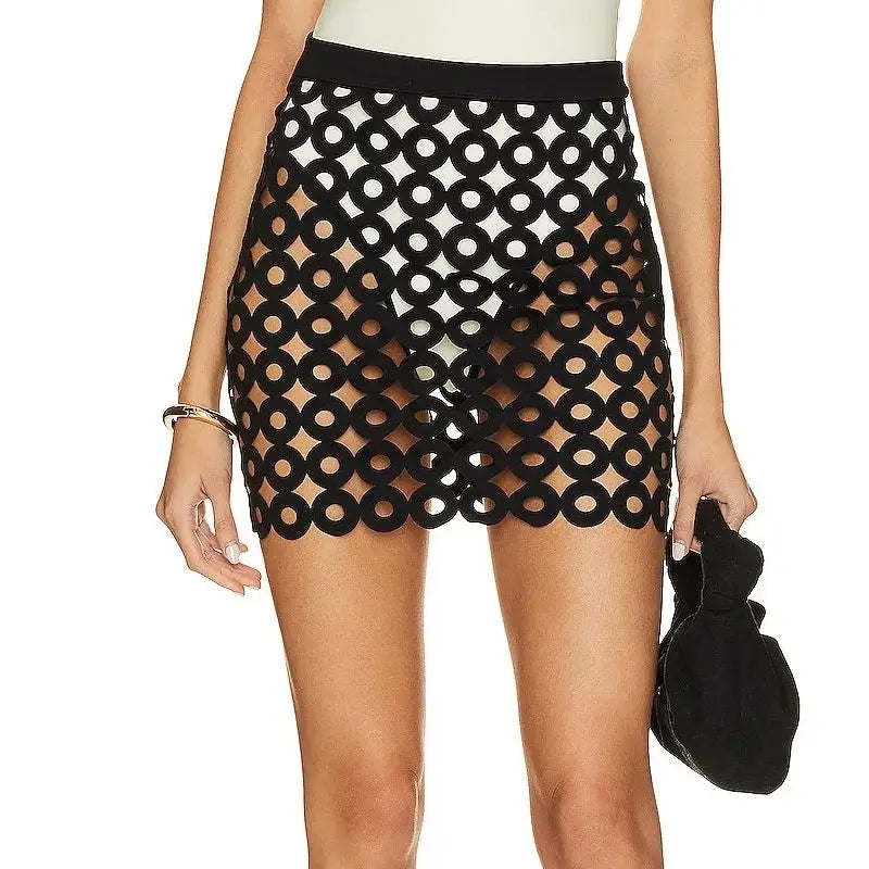 Elegant one piece Swimsuit chain straps with padded cups