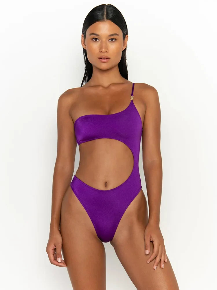 Onika one piece swimsuit cutout monokini