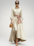 Summer Dress BYMANYC ® New York Brooklyn Breeze - Luxury Lightweight Cotton Dress L/S