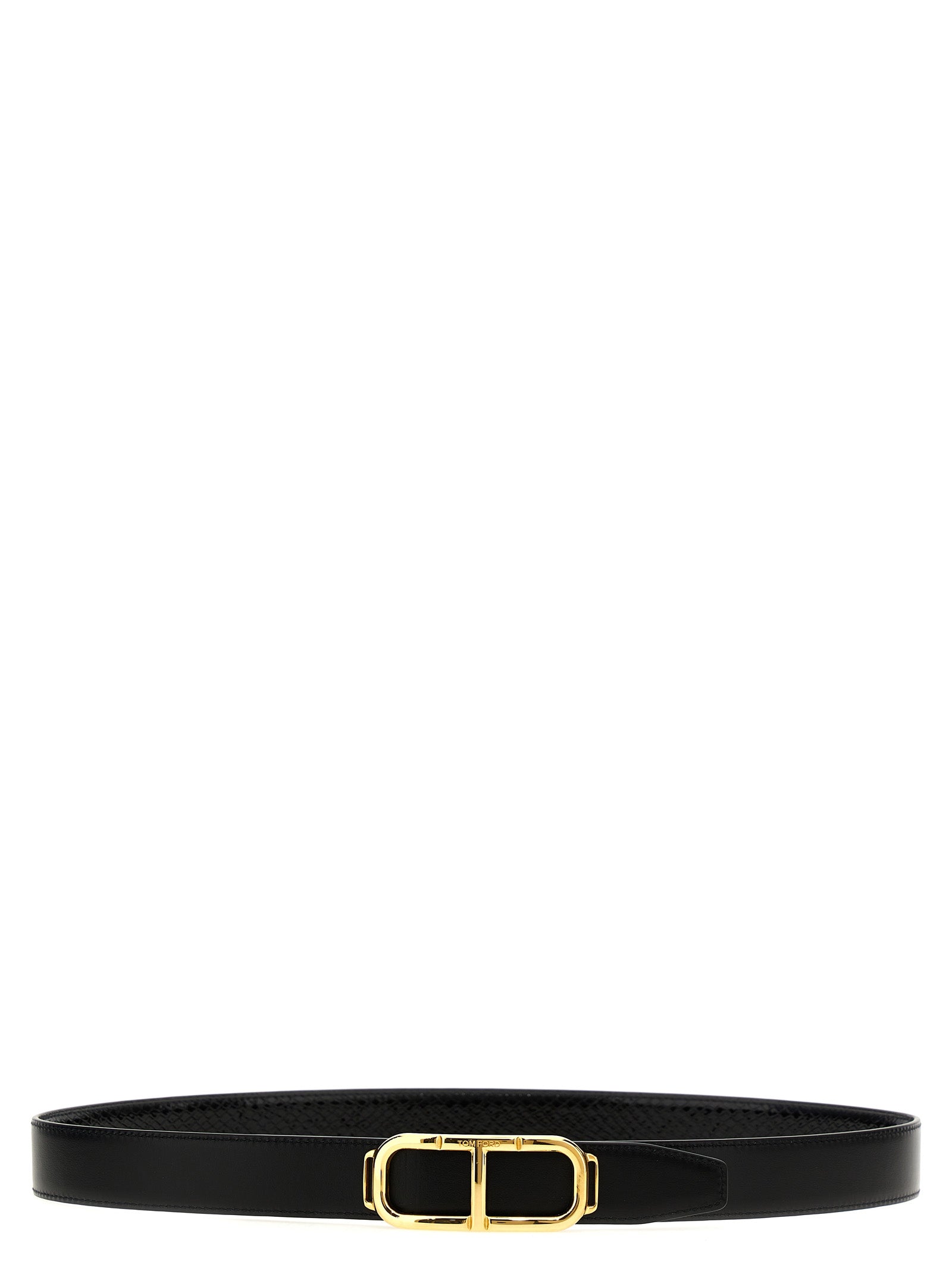 Tom Ford Men’s Logo Reversible Belt black
