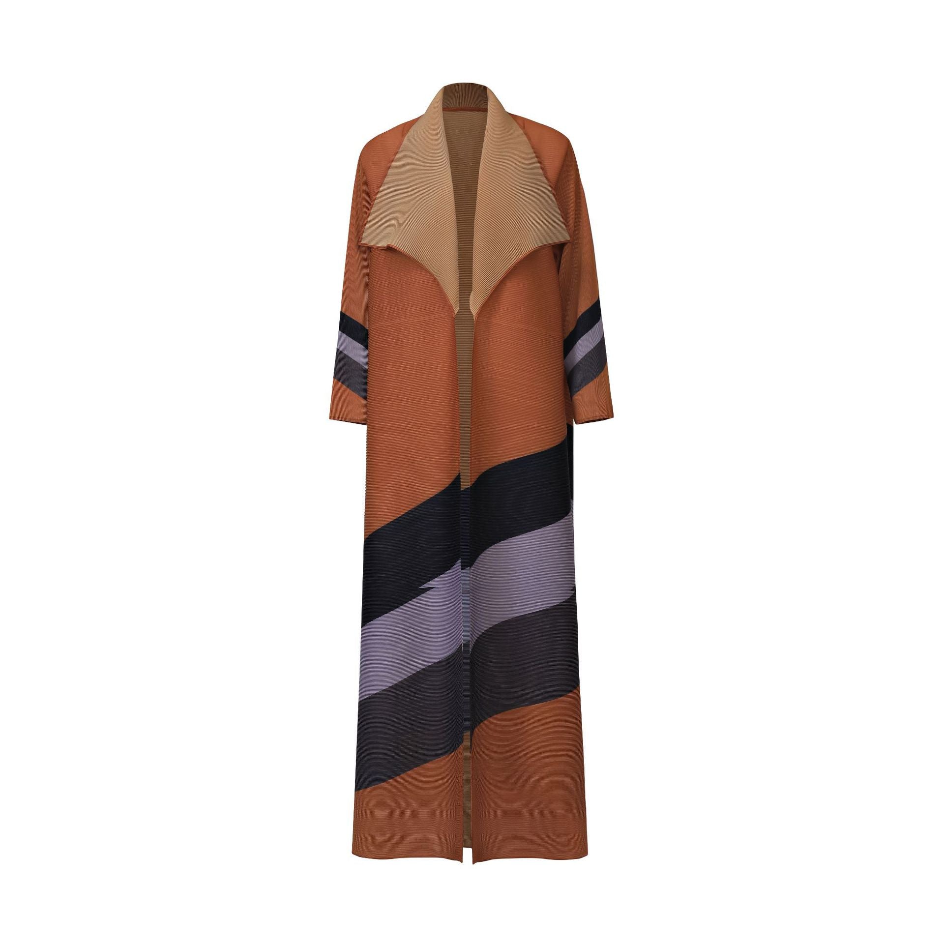 Tie-Waist long Windbreaker Coat Jacket For Women, West Village, BYMANYC
