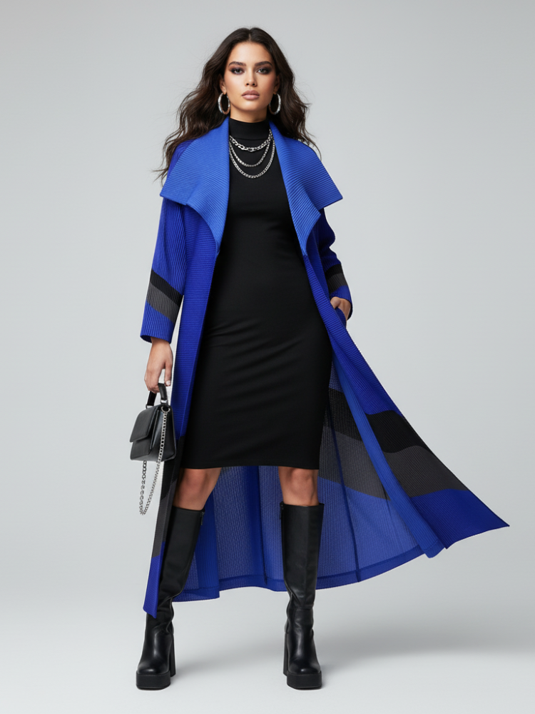 Tie-Waist long Windbreaker Coat Jacket For Women, West Village, BYMANYC
