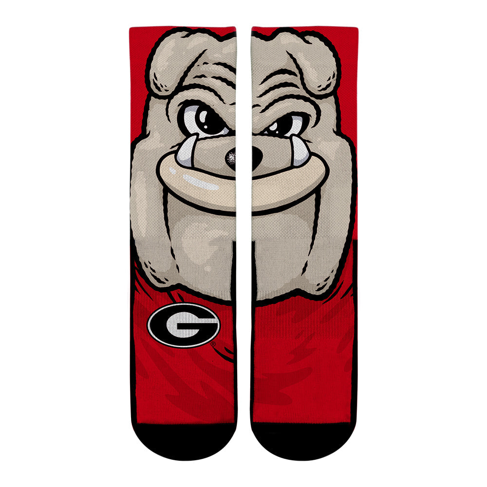 Georgia Bulldogs - Hairy Dawg socks men's SEC Football