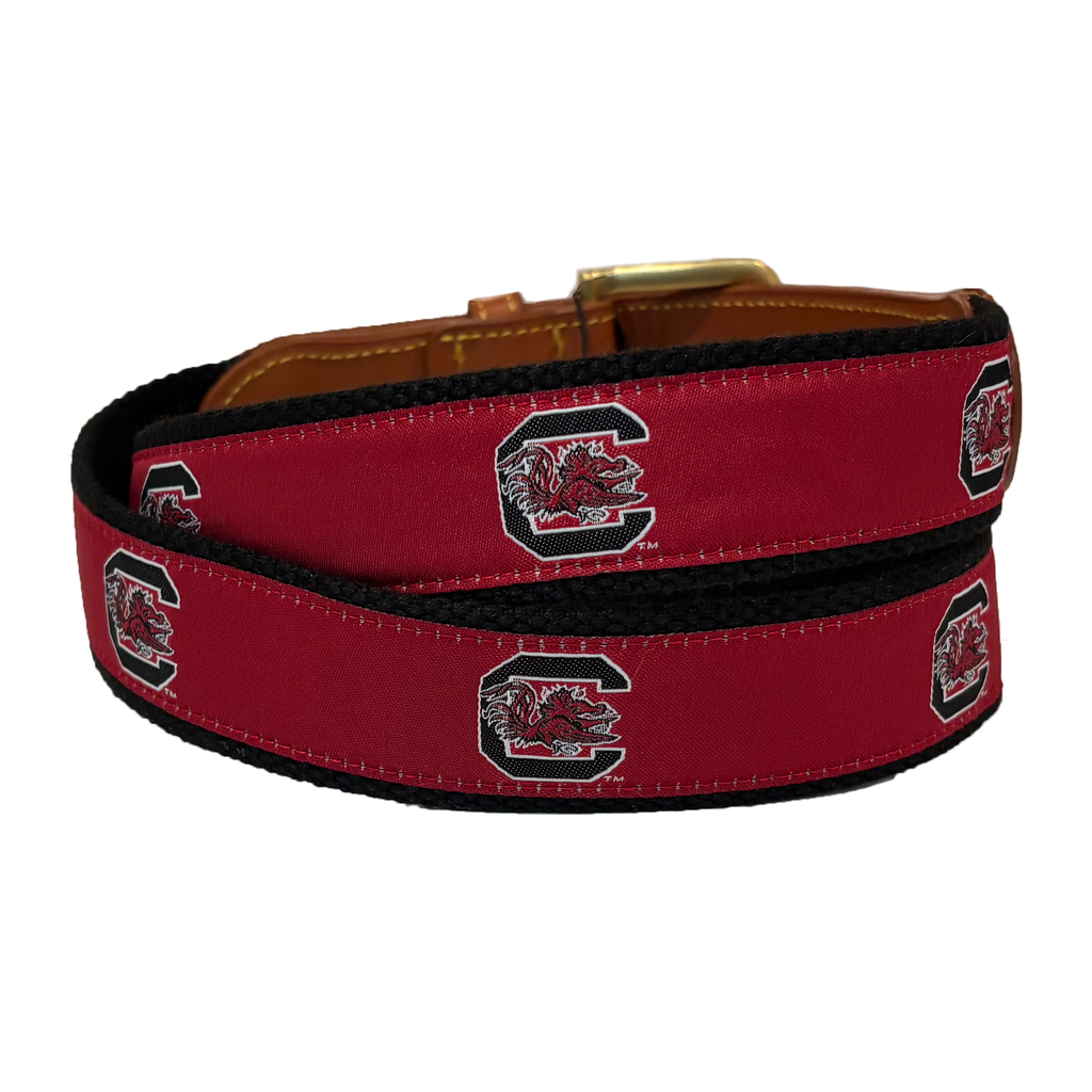 University of South Carolina (USC) Gamecocks All-Occasion Logo Canvas Belt men's