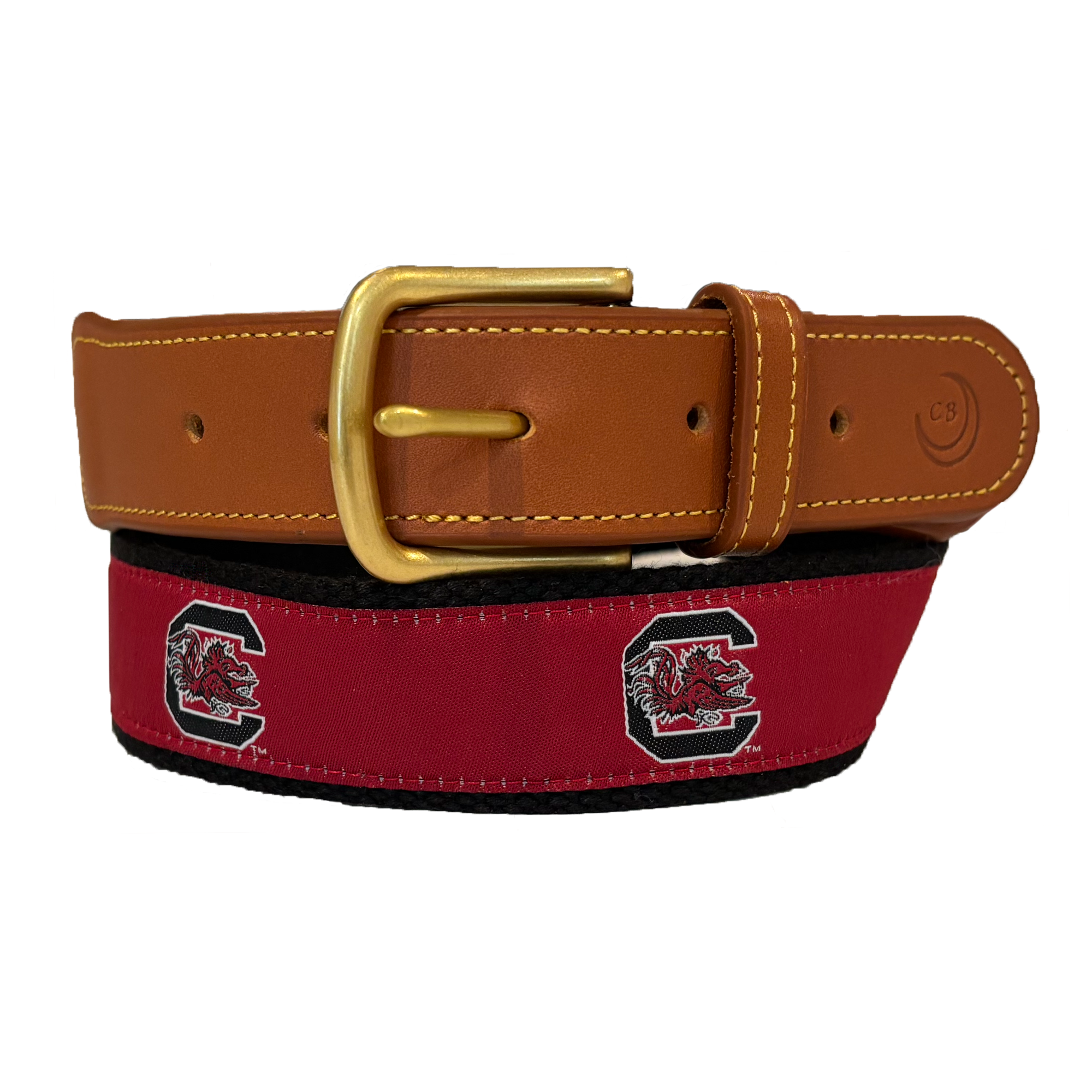 University of South Carolina (USC) Gamecocks All-Occasion Logo Canvas Belt men's