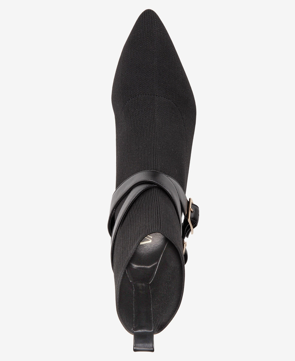 Alma Booties Black extended sizes plus 9-14kitten heel boots