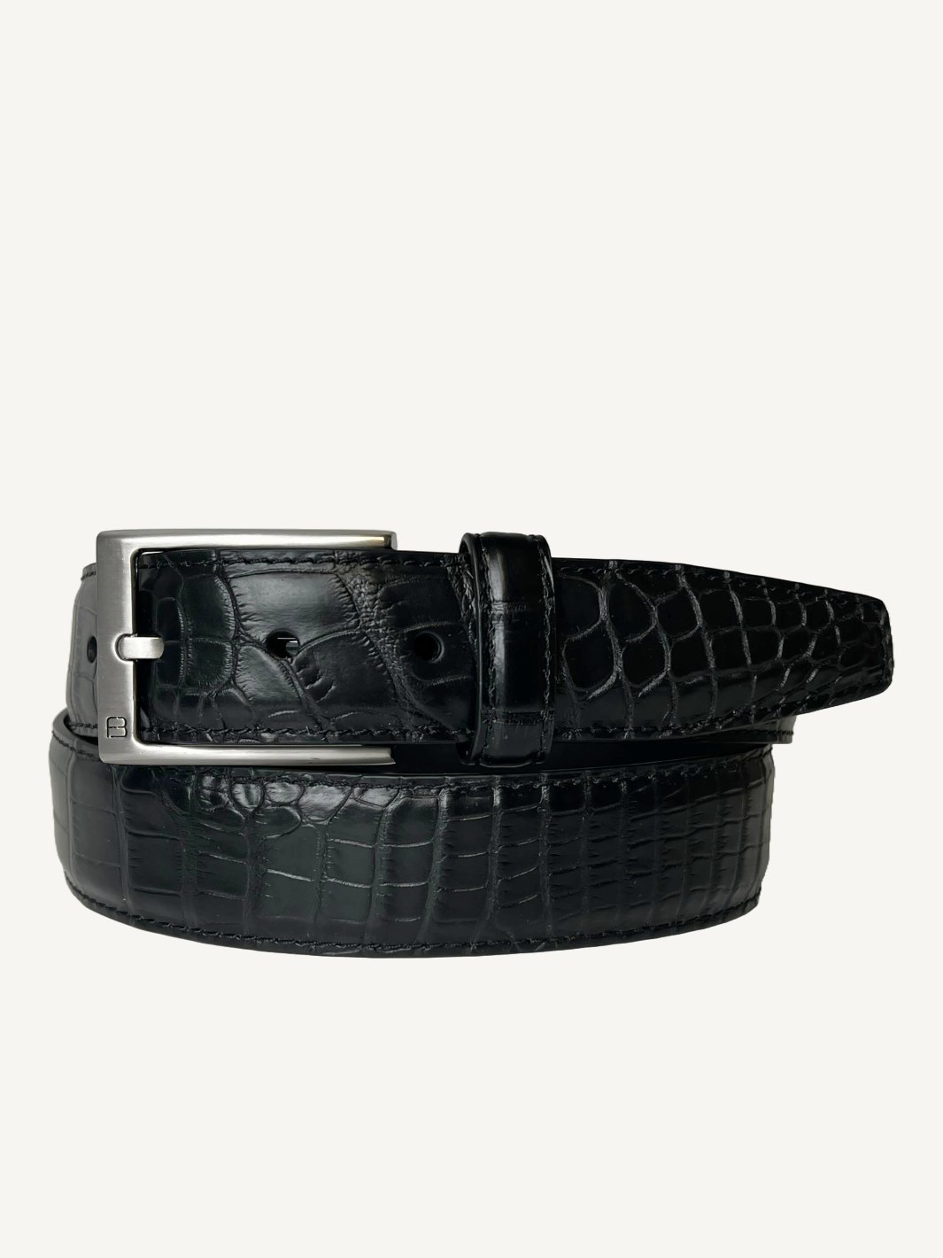 Black Genuine Alligator Belt | 1 3/8" Width Men's