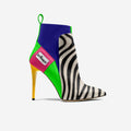 Vegan Heeled Shoe Women BYMANYC ® New York Chelsea Noir Edge stilletto boots