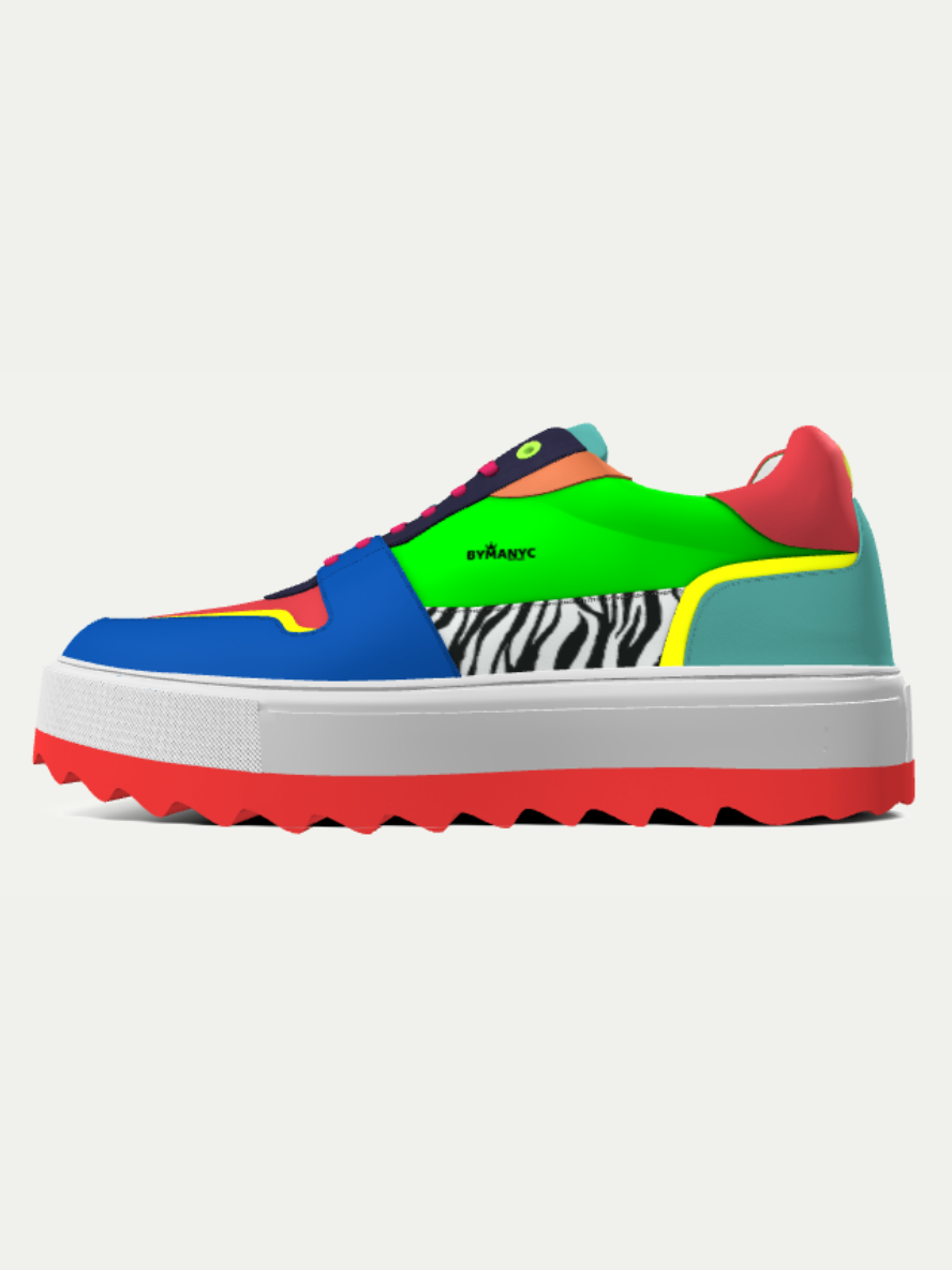 Vegan Sneakers BYMANYC ® New York CITY WALK skate shoes colorful