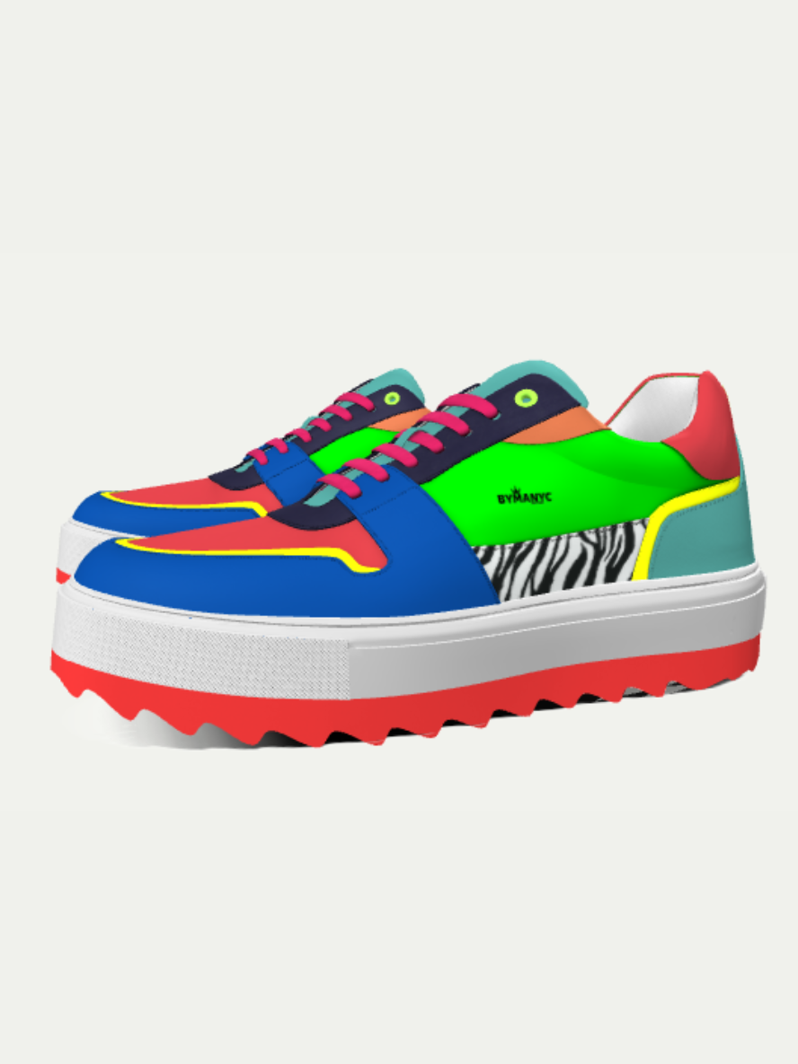 Vegan Sneakers BYMANYC ® New York CITY WALK skate shoes colorful