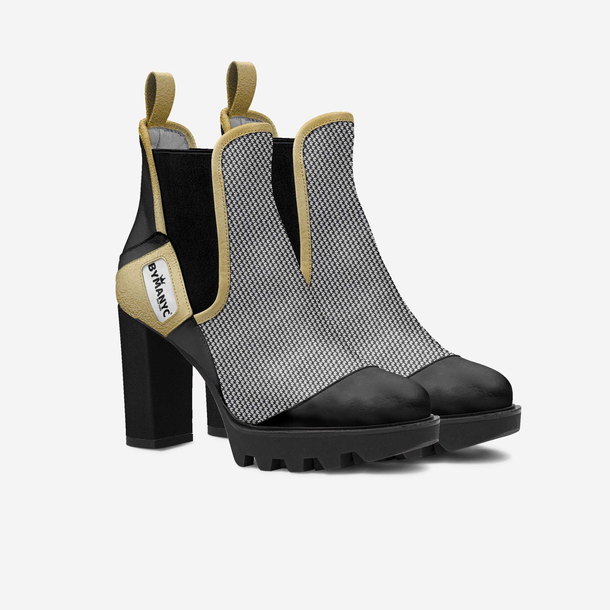 Vegan Street Luxe Boots BYMANYC ® New York Soho Edge booties