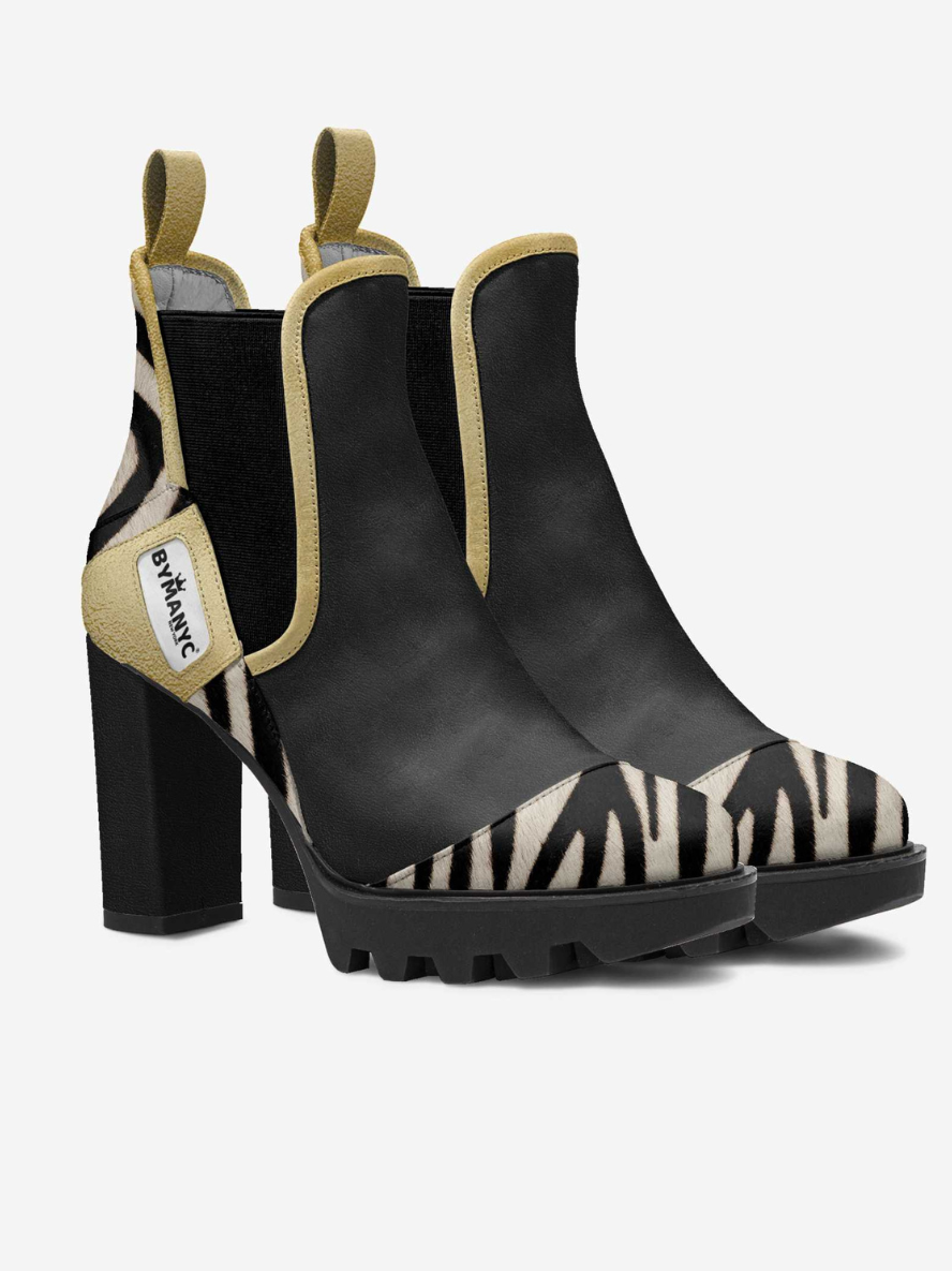Vegan Women’s Stiletto Shoe BYMANYC ® New York – CARNEGIE HILL Luxe bootie