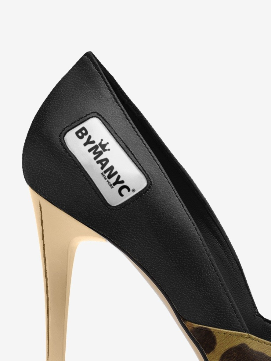 Vegan Women’s Stiletto Shoe BYMANYC ® New York – EAST VILLAGE Bold leopard