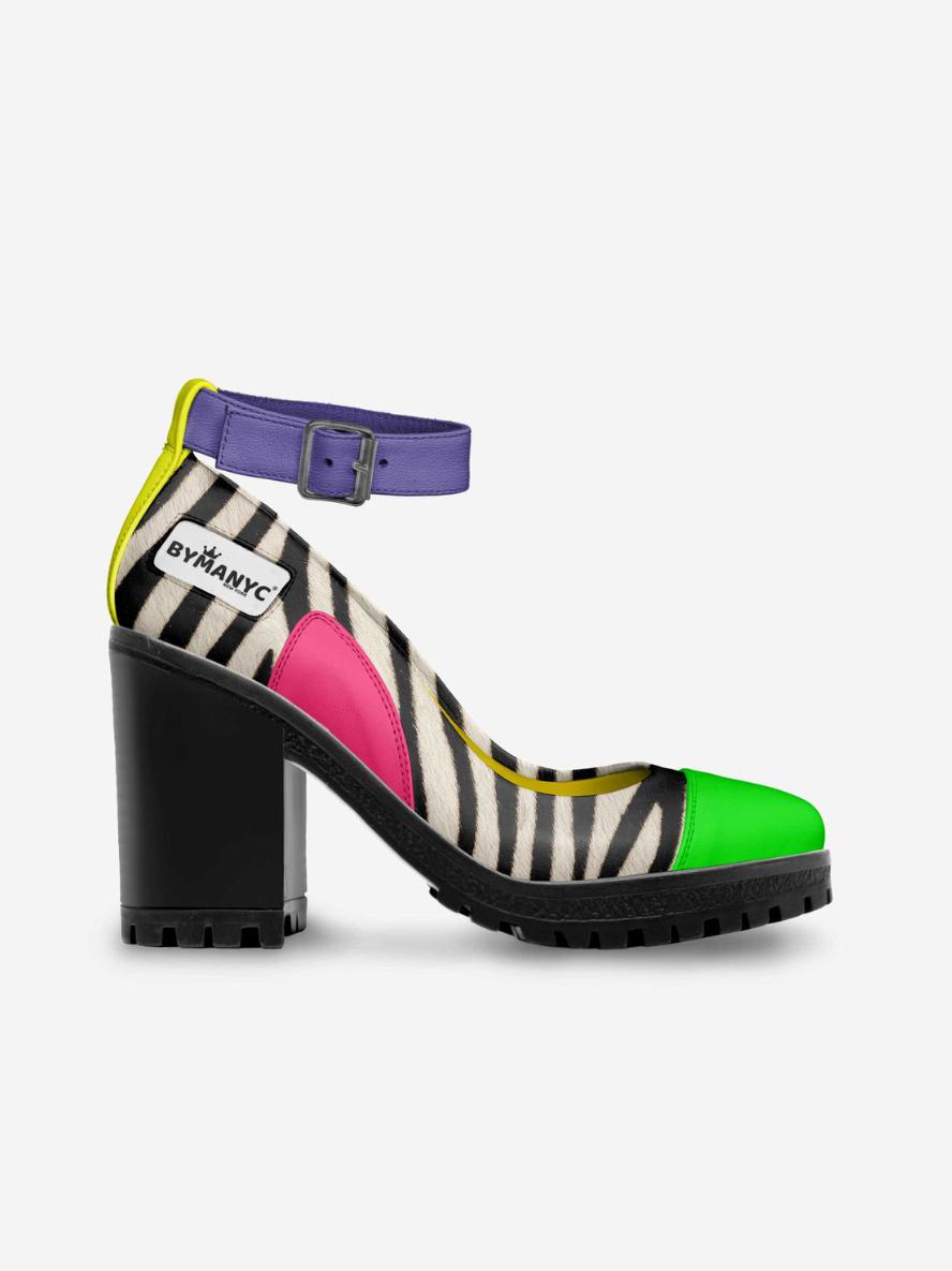 Vegan Women’s platform Shoe BYMANYC ® New York – LITTLE ITALY Chic heels