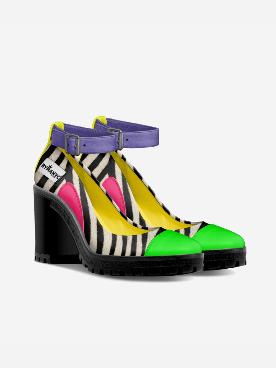 Vegan Women’s platform Shoe BYMANYC ® New York – LITTLE ITALY Chic heels