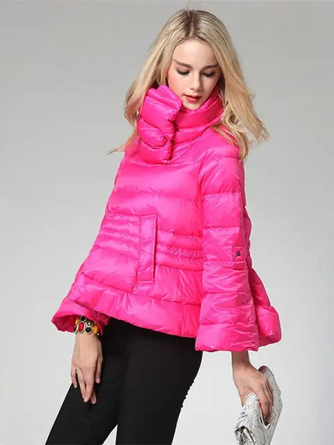 Vibrant Color Down Jacket For Women, Fifth Avenue, BYMANYC New York.