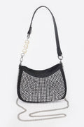 Ladies handbag purse BAG KEY LARGO MIAMI BYMANYC ® New York studded black