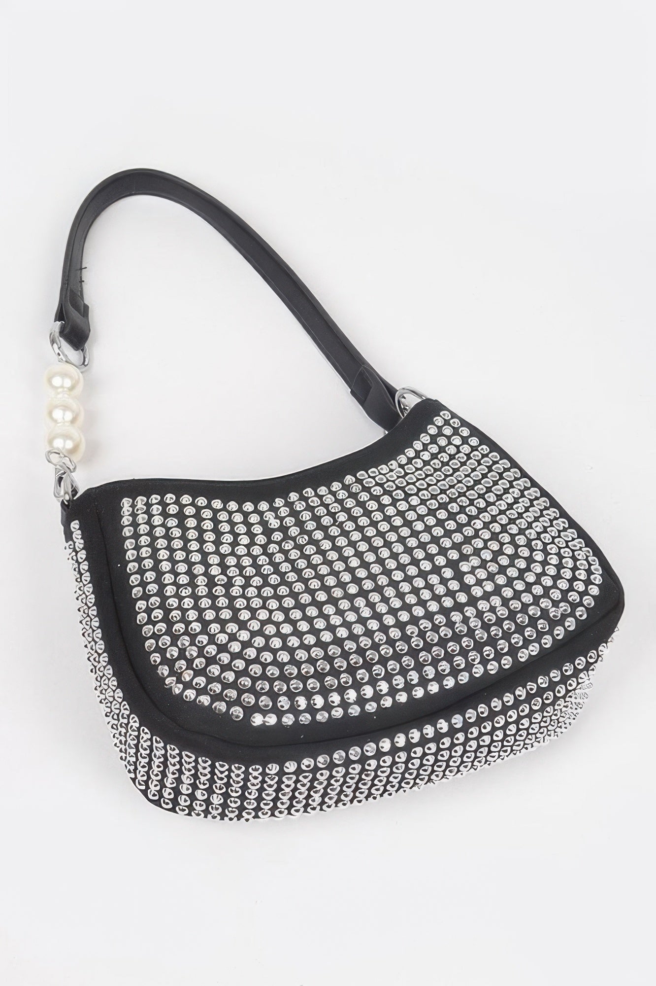Ladies handbag purse BAG KEY LARGO MIAMI BYMANYC ® New York studded black