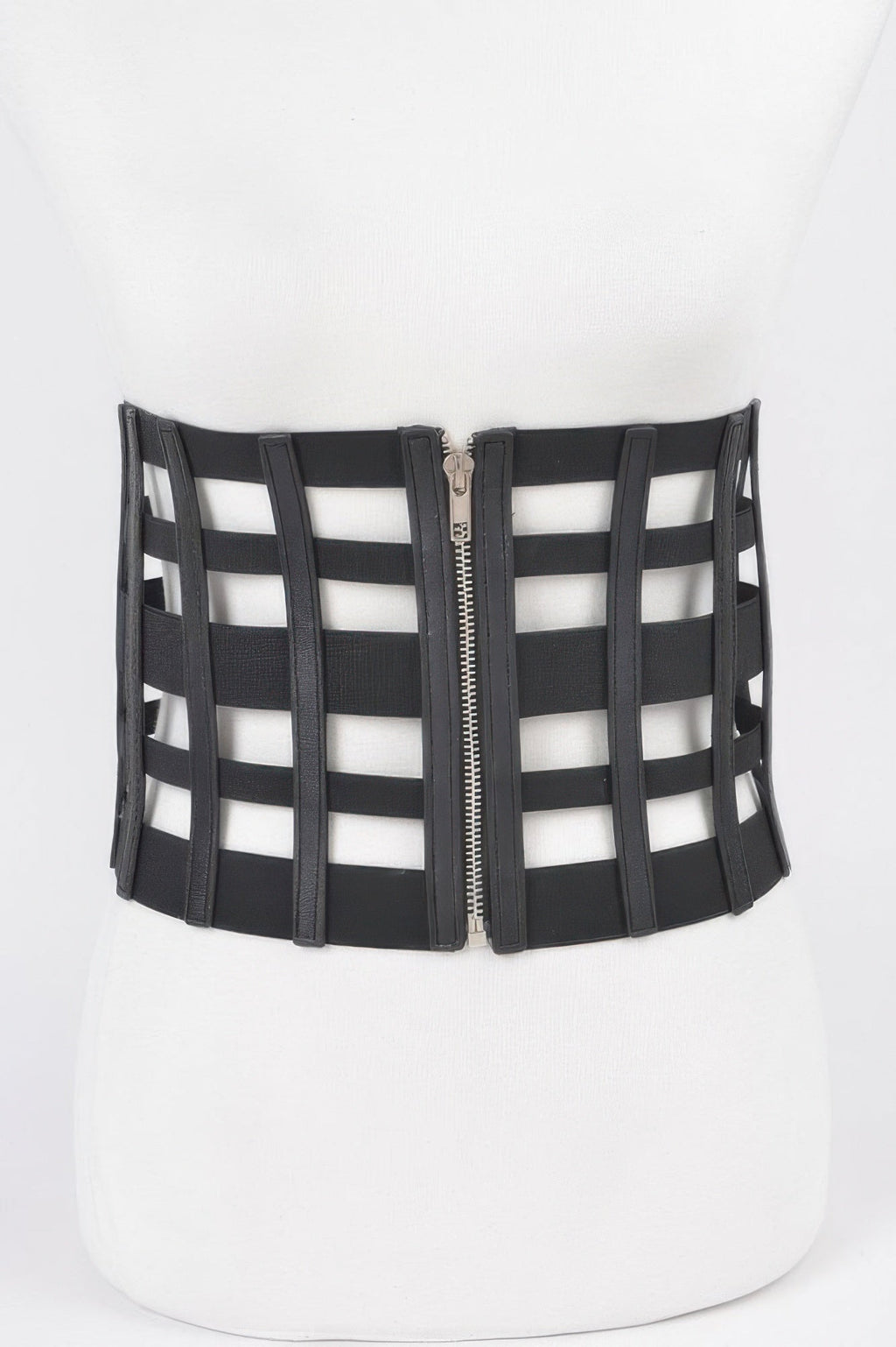 Ladies black caged BELT • BROOKLYN Fashion Chic Corset BYMANYC ® New York