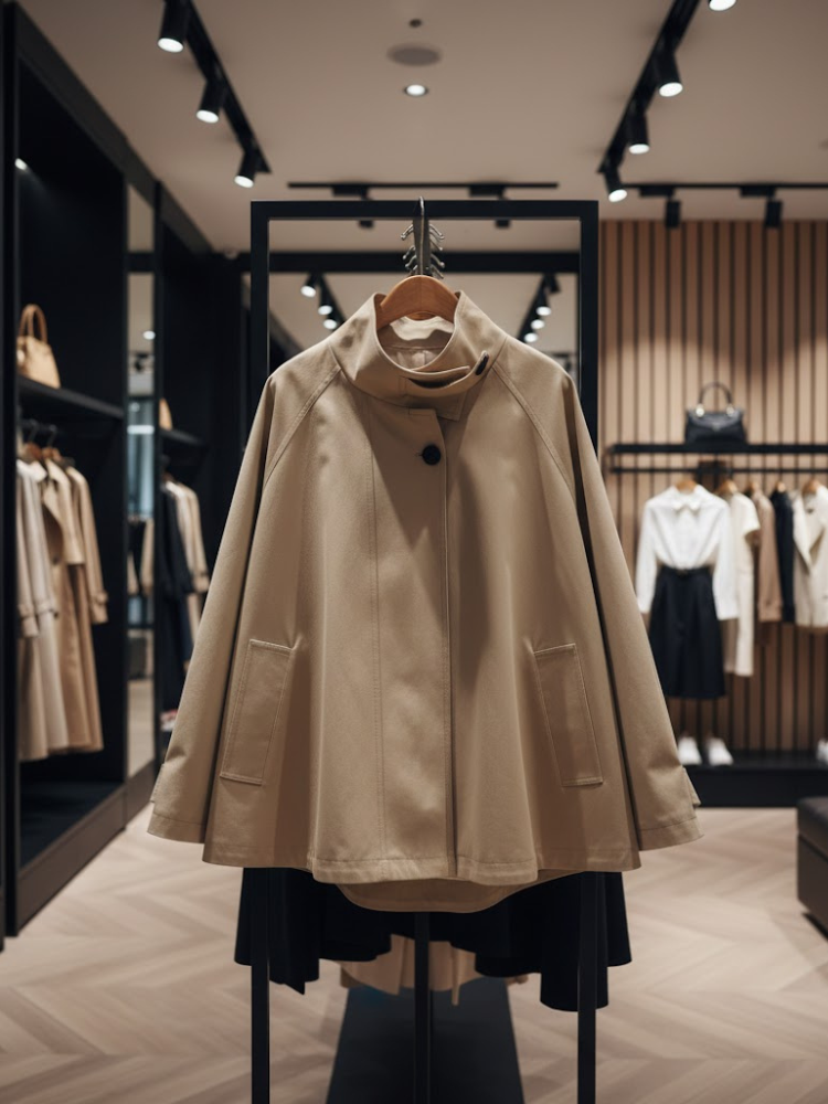 Ladies Cape Jacket TRIBECA COUTURE BYMANYC ® New York coat beige