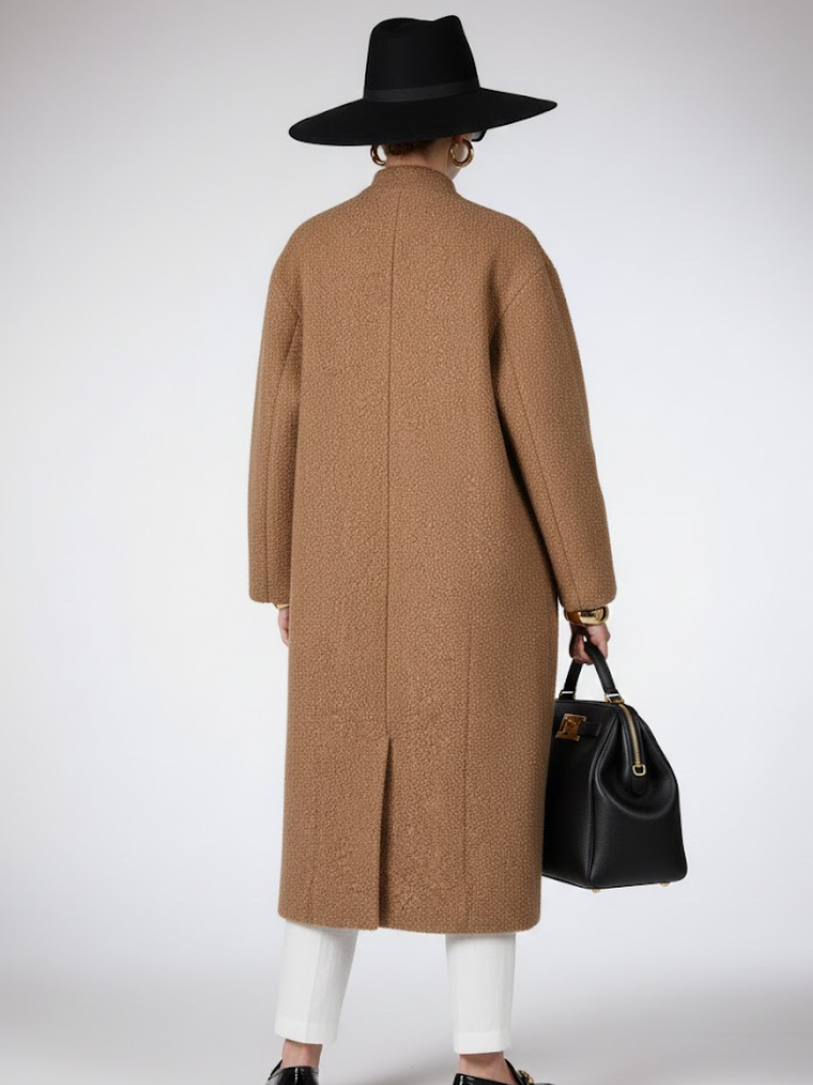 Ladies Eco Jacket COBBLE HILL NY CITY Collection BYMANYC ® New York Pea Coat camel