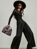 LadiesExtra Wide Trousers DECONSTRUCTED TRIBECA NYFW New Colecction BYMANYC ® New York