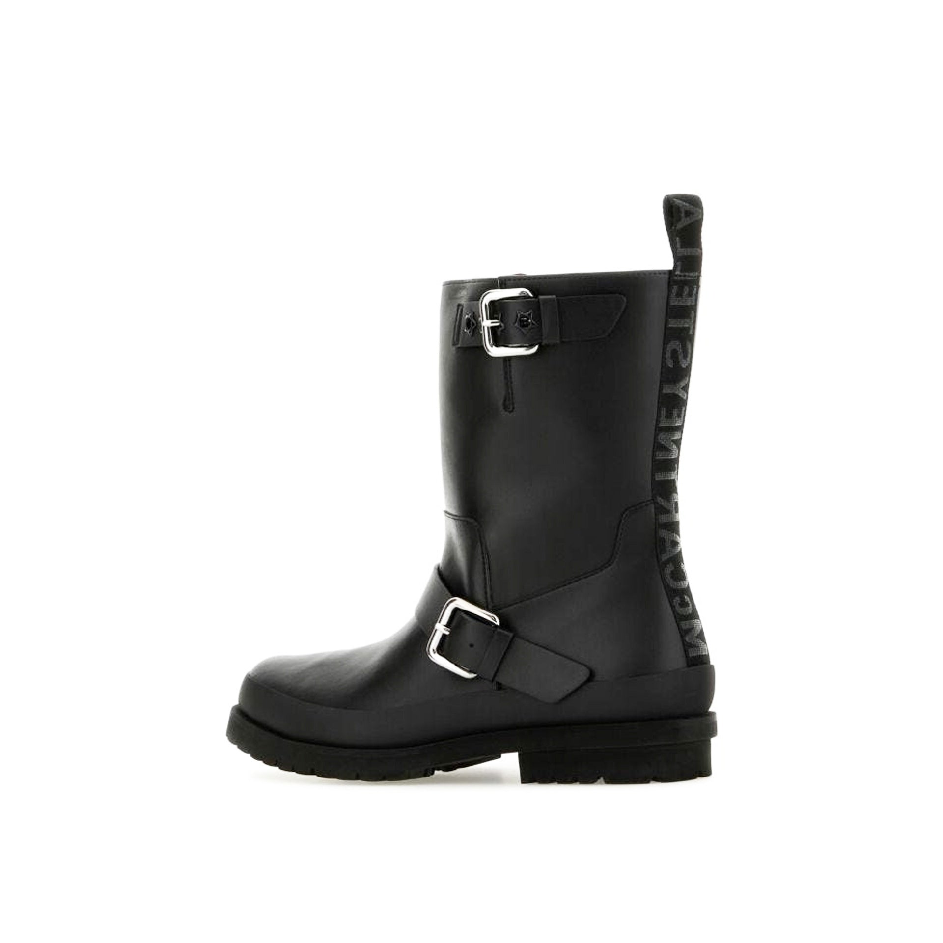Stella Mccartney Black Alter Mat Trace Ankle Boots ladies moto